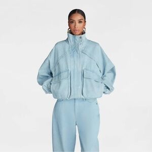 KBB by KAHLANA Women's 'The Denim Bomber Jacket'